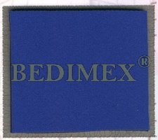 neopren 3 mm, oboustranný modrý textil, deska 130 x 52 cm