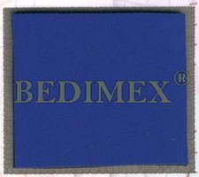 neopren 3 mm, oboustranný modrý textil, deska 130 x 105 cm