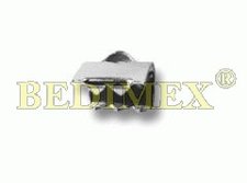 koncovka popruhu s okem 10 x 7,5 mm, nikl