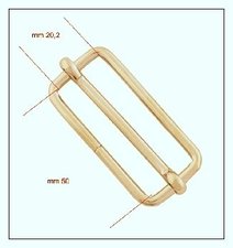 prvlen spona kovov 50 mm (50x20x3,9)-pozlacen