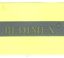 reflexní stuha tkaná kombi 40/20 mm žluto/šedá