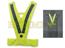 Reflexní polyesterová vesta pro dospělého-žlutá, výprodej