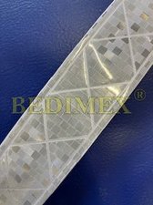 reflexní pásek krystal-šedý-35 mm