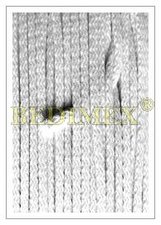 šňůra pletená bavlněná  449914-pr.5 mm - barva bílá