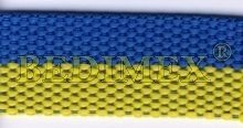 popruh na vodítka č.06 -  š.25 mm-žluto_sv.modrý