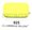 zip nedělitelný W5-020 cm-aretační jezdec-neon žlutá(925), zatřený TPU