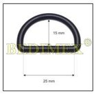 polokrouek plast 25 mm ern, odlehen