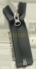 zip s PVC dělitelný W10-070 cm-aret-černý, doprodej